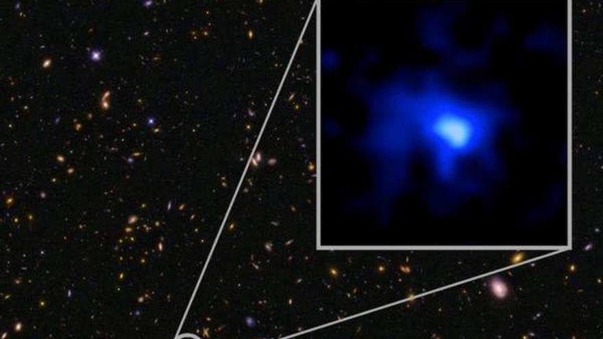 Imagen de la galaxia EGS-zs8-1.