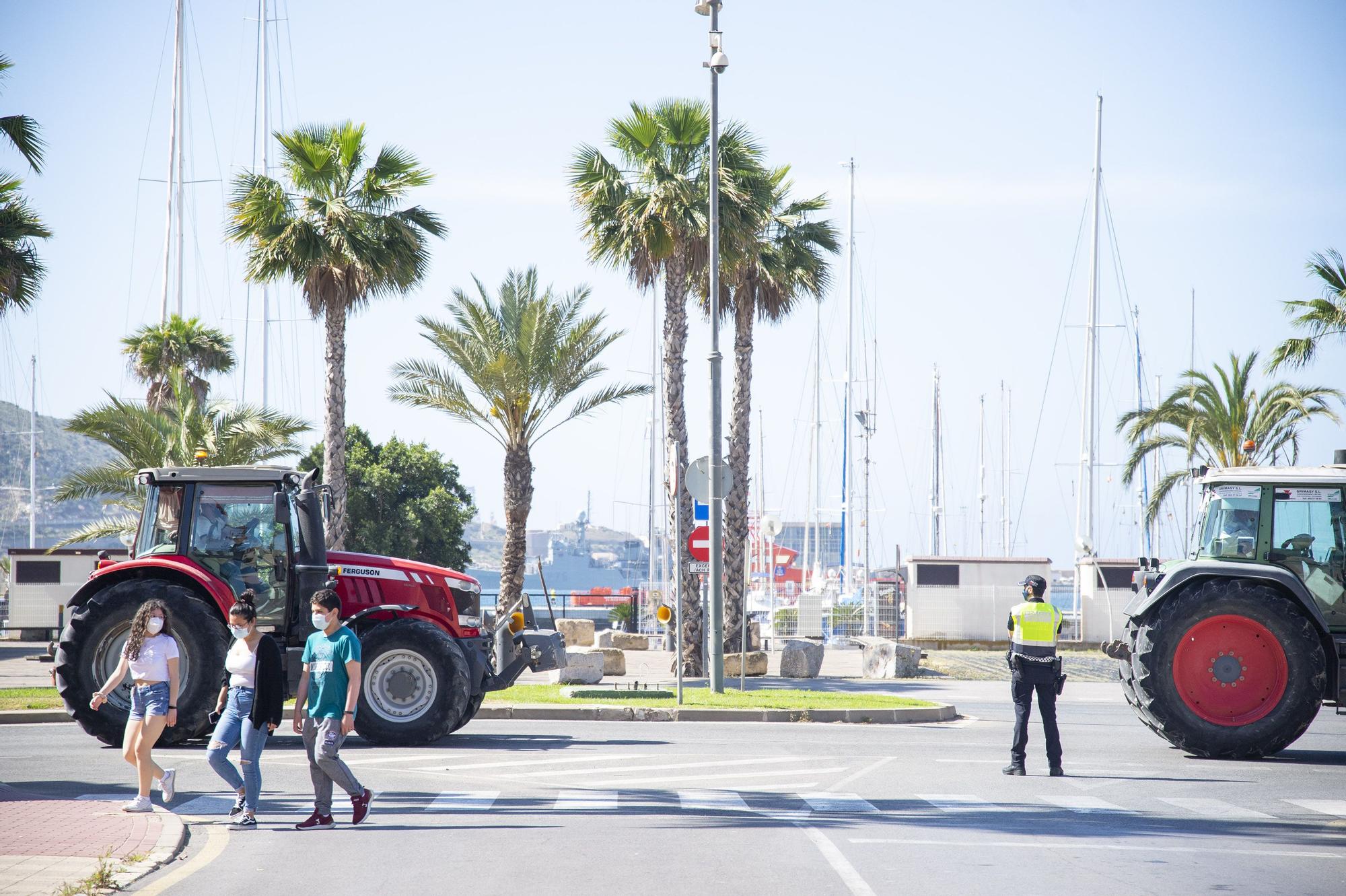 Protesta en defensa del Trasvase en Cartagena