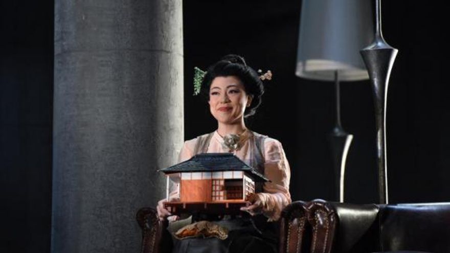 Una escena de “Madama Butterfly” en el Campoamor.