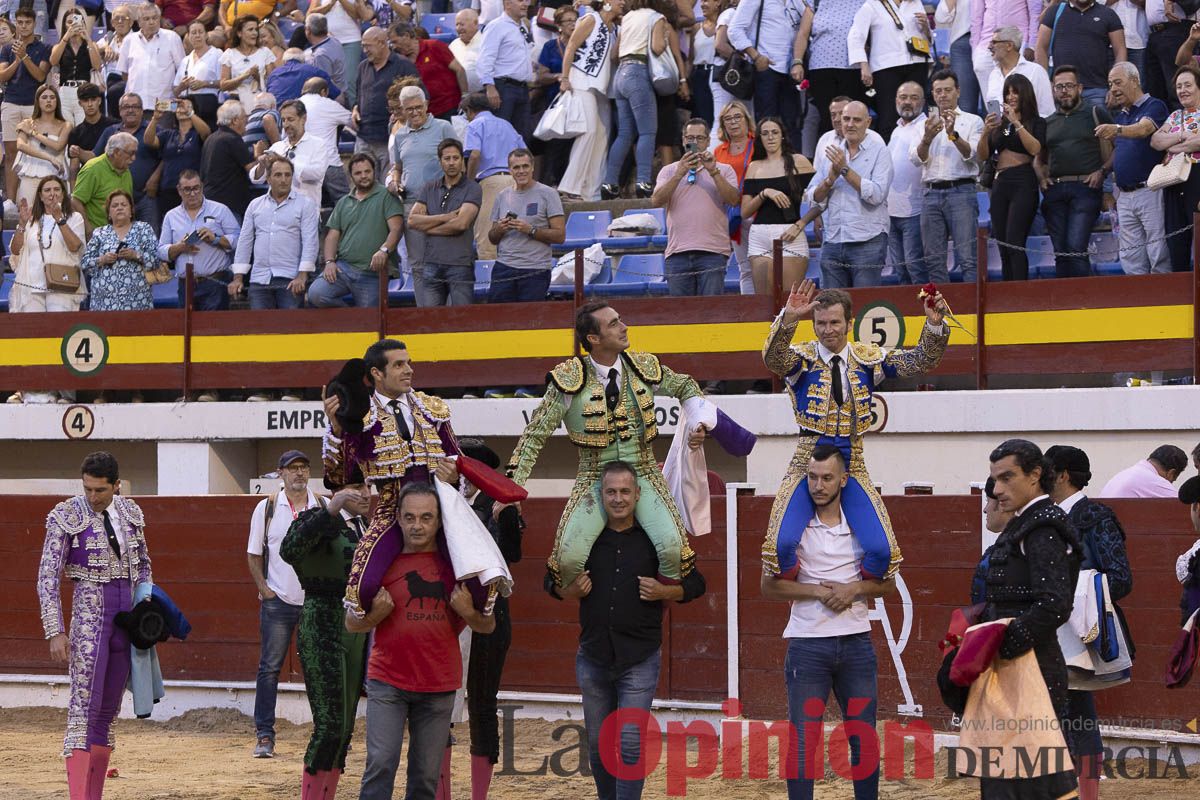 Corrida de toros en Abarán (El Fandi, Emilio de Justo, El Payo)