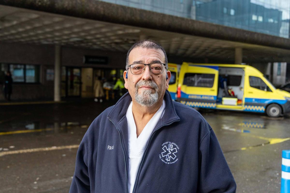 Plácido Mayán, coordinador de Urgencias del Complexo Hospitalario Universitario de Santiago.