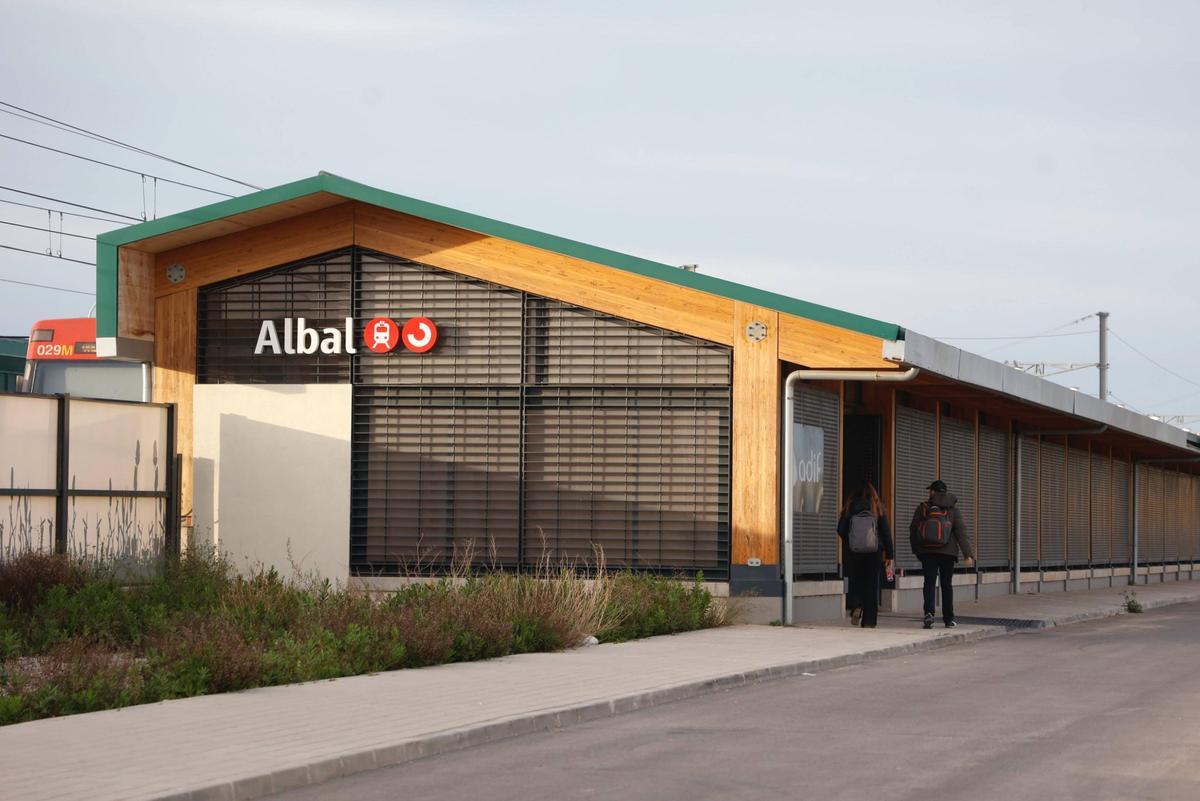 Estación de tren de Albal, que gestiona Adif.