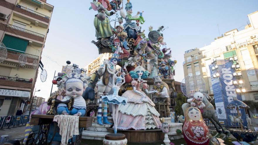 Falla l&#039;Antiga de Campanar, ganadora en la edición de 2019