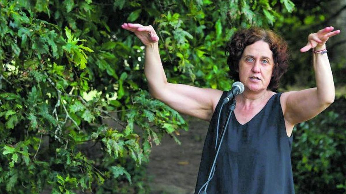 Paula Carbelleira, ganadora de la categoría Escrita.