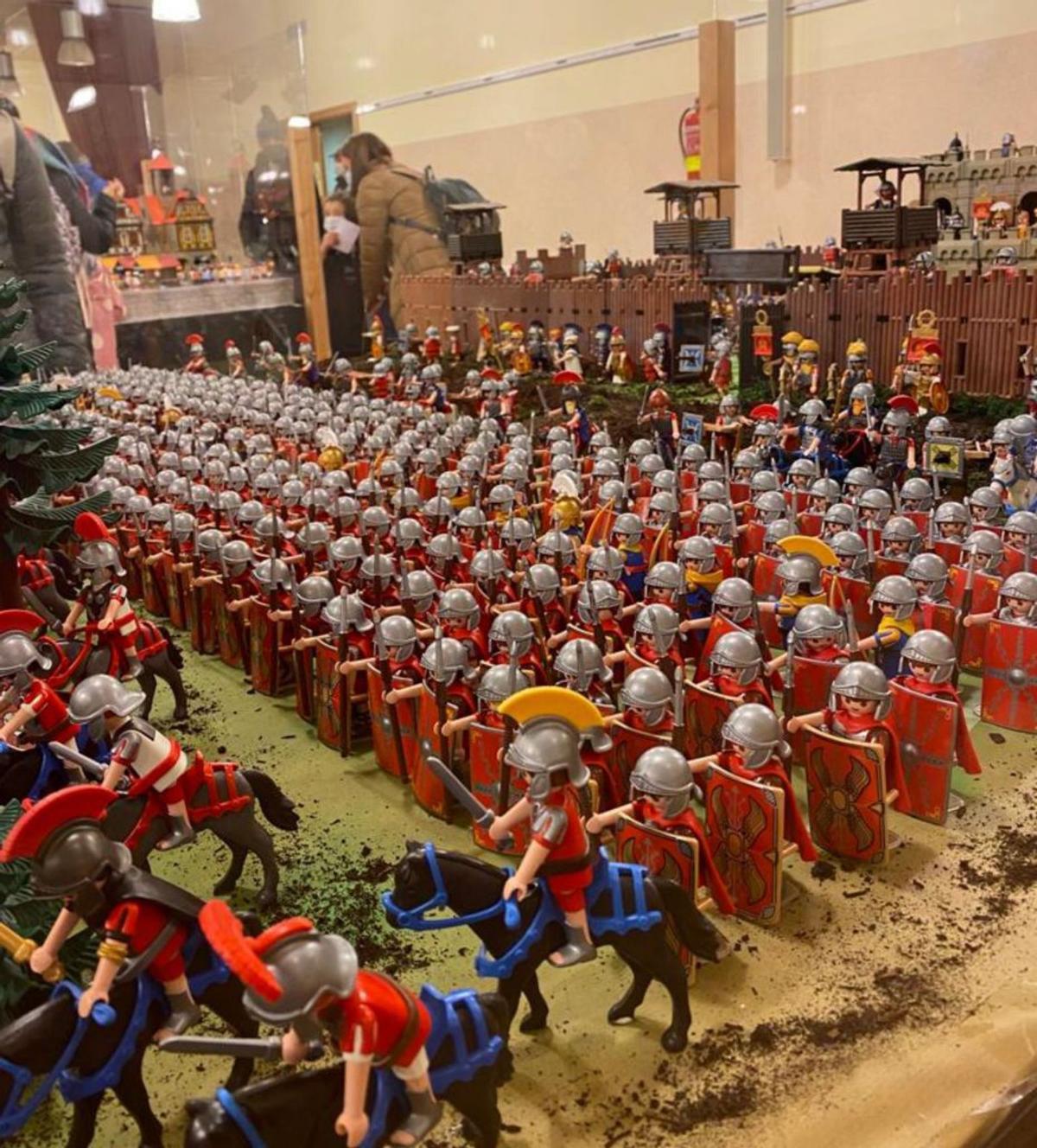 Una exposición convierte a Curtis en la meca gallega del coleccionista de Playmobil