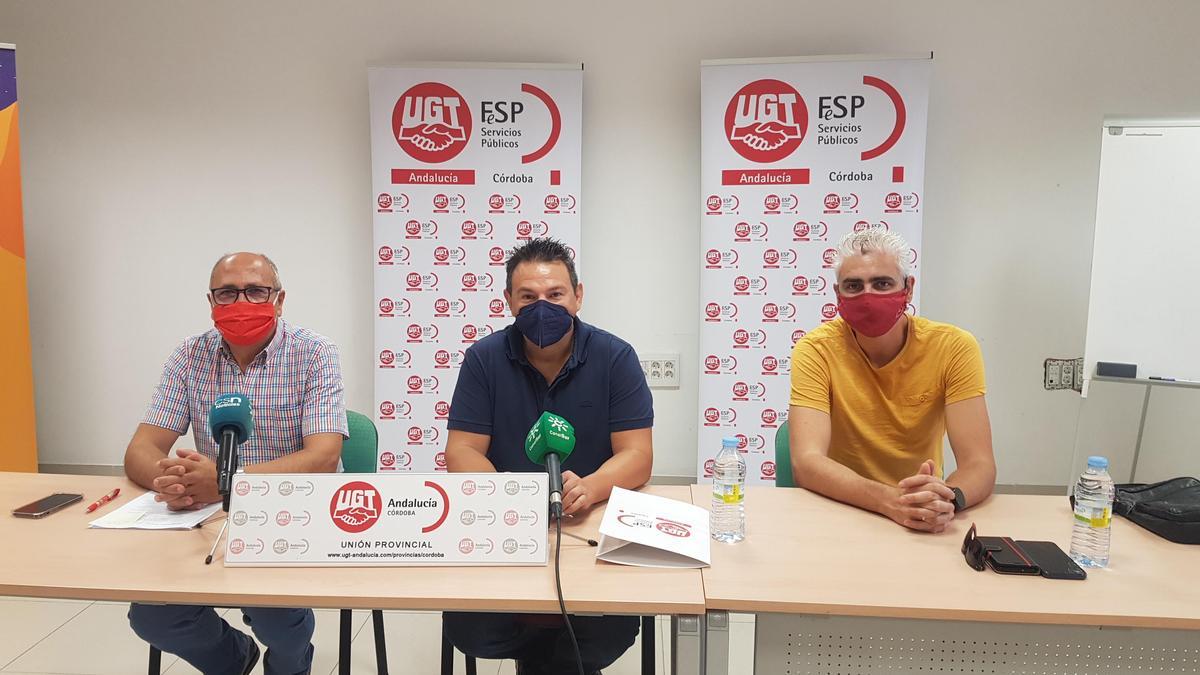 Representantes de UGT enseñanza en Córdoba.