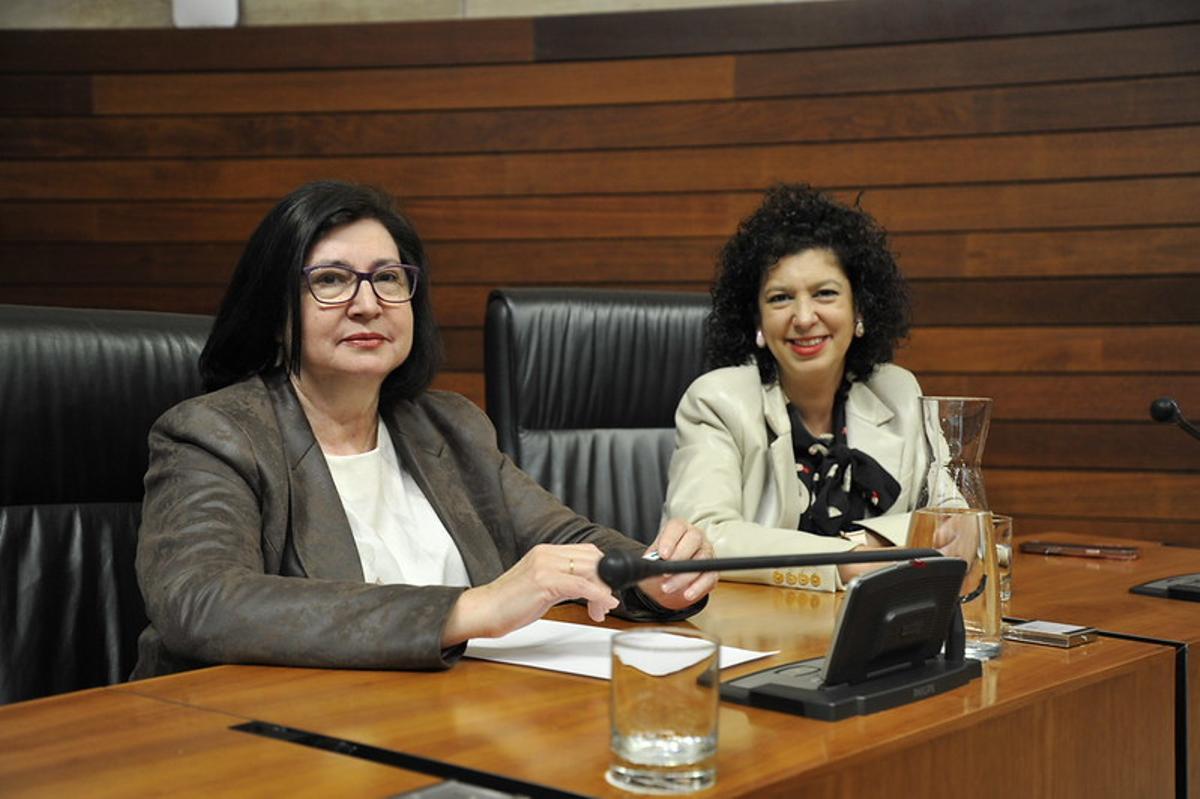 Justa Núñez toma posesión como nueva diputada del PSOE en sustitución de Manuel Borrego