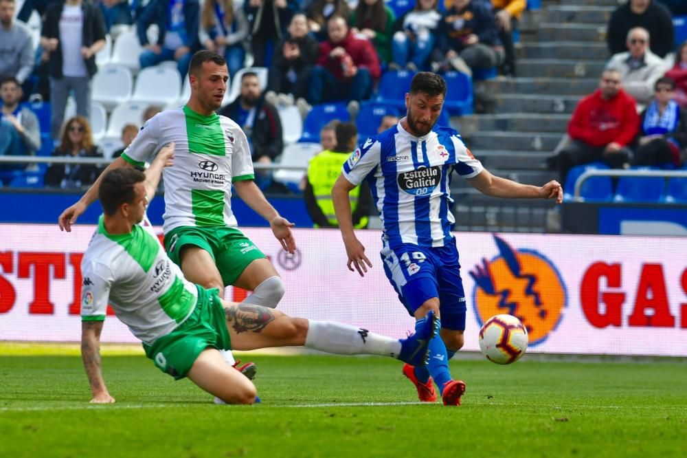 El Dépor cae ante el Extremadura en Riazor