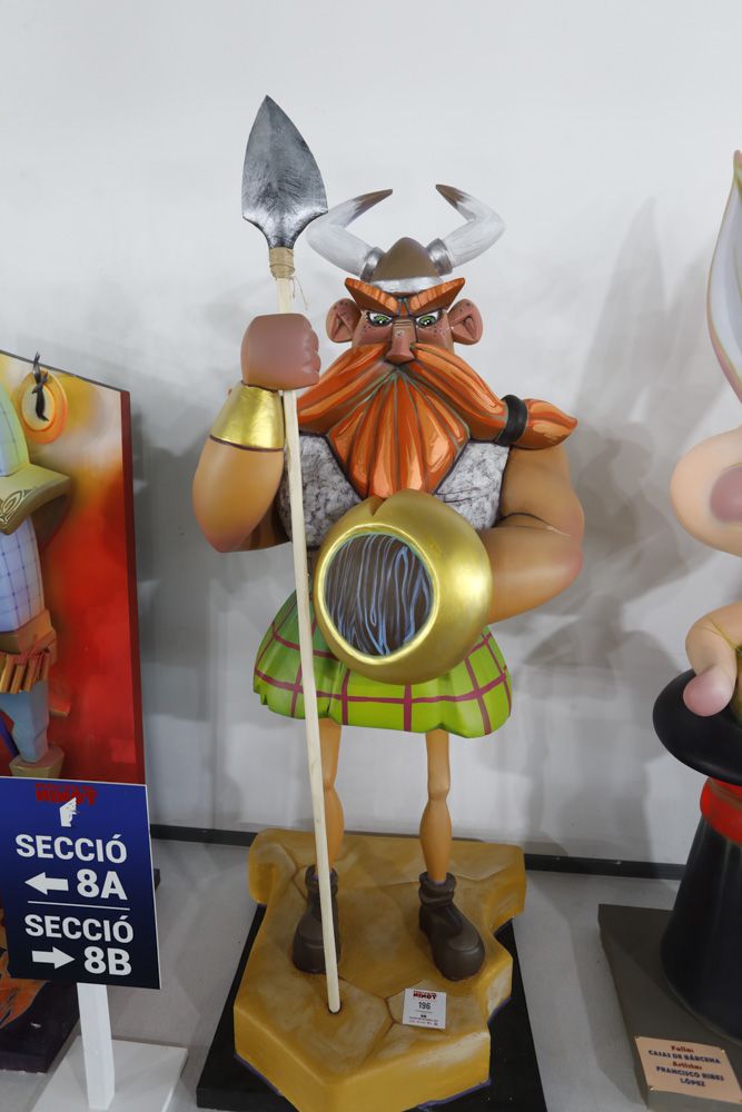 Fallas 2021: Ninots de las secciones Sexta a Octava (grandes).