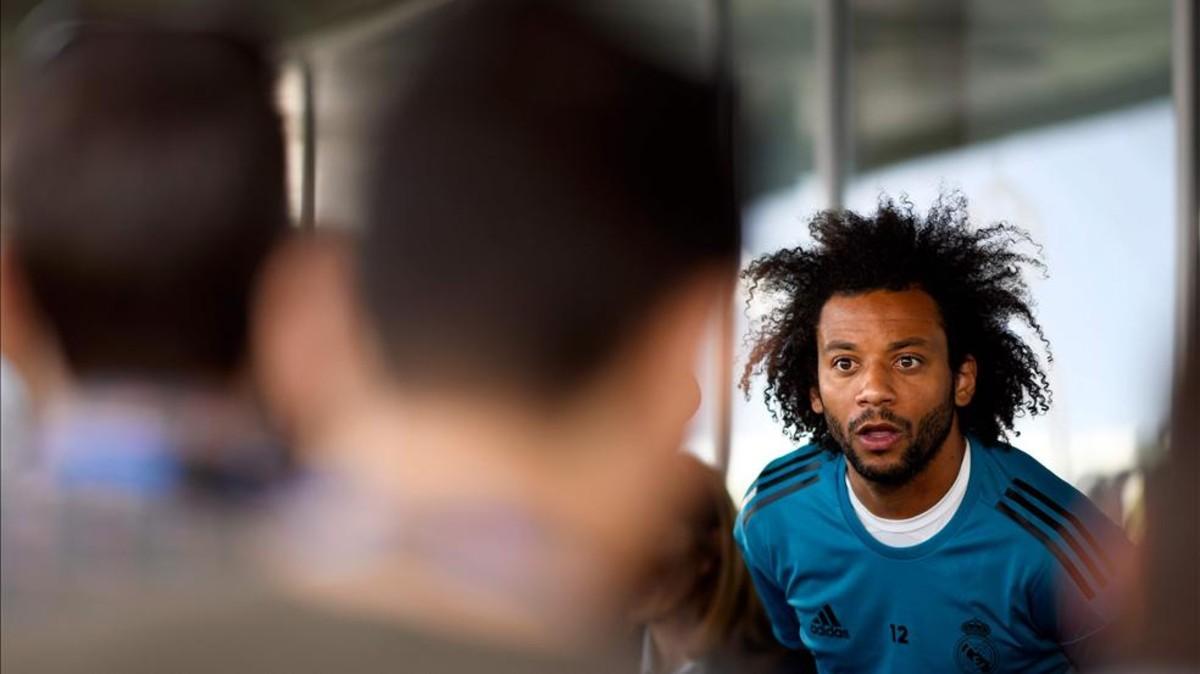 Marcelo se incorpora al entrenamiento