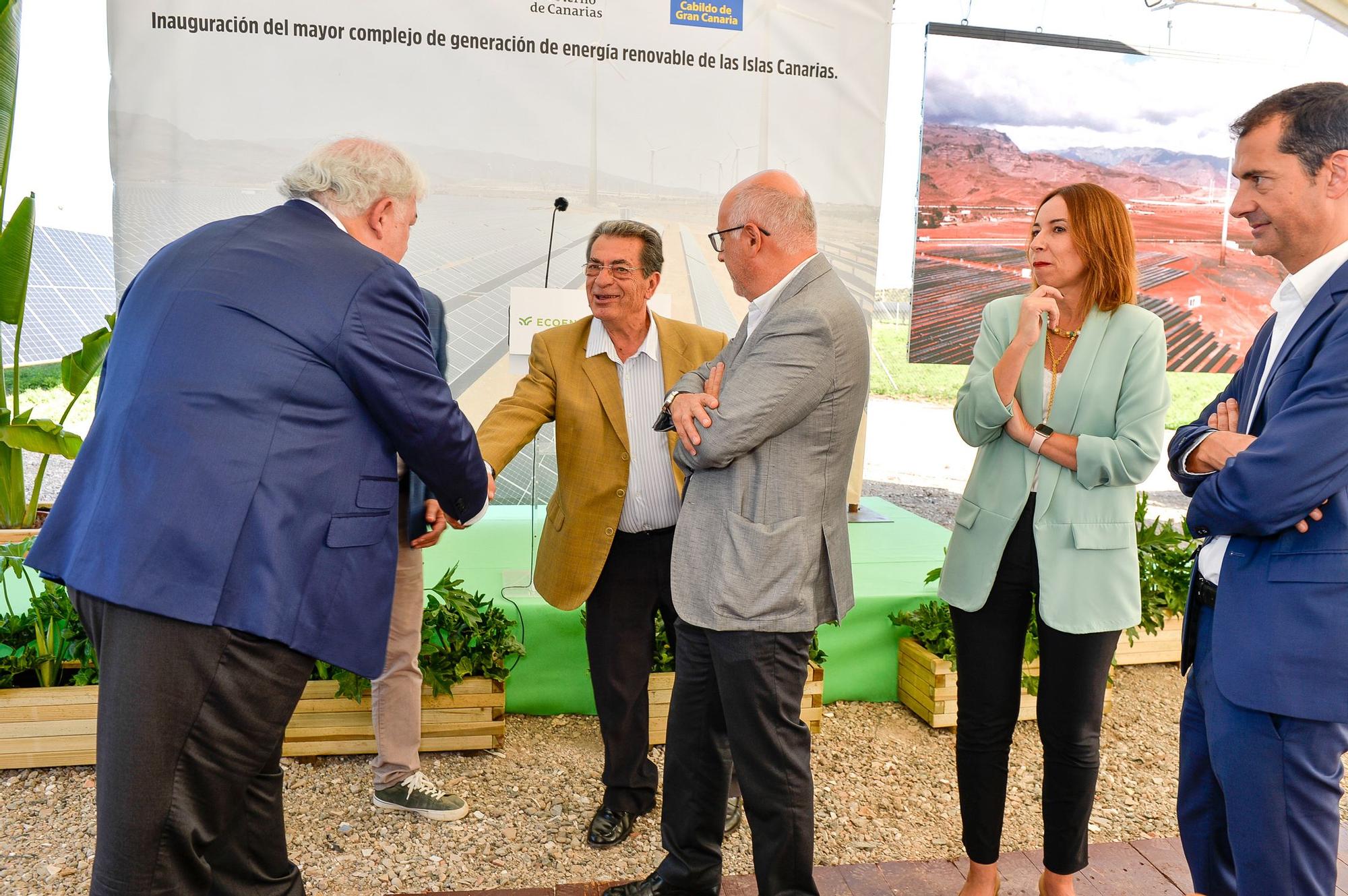 Inauguración del mayor complejo de generación de energía renovable de Canarias