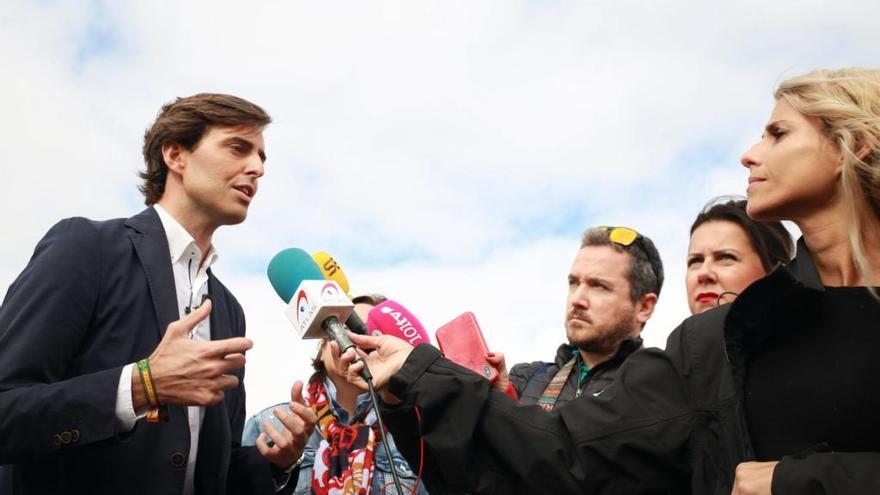 Pablo Montesinos, durante su visIta a Campillos.