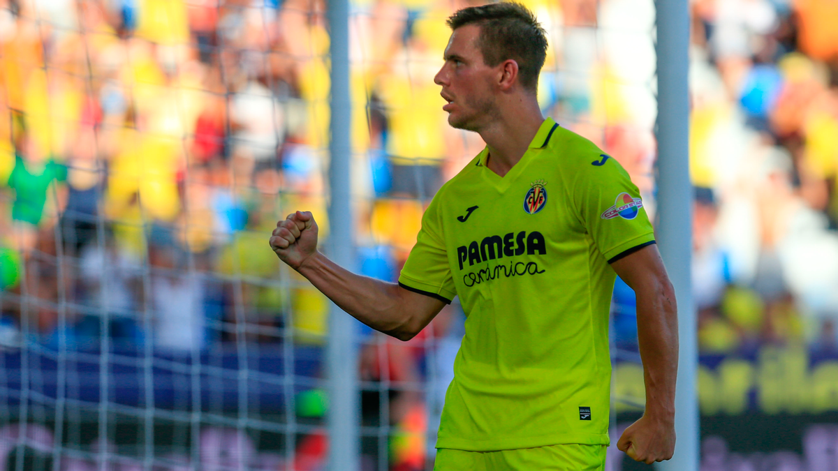 Lo Celso celebrando su gol ante el Elche