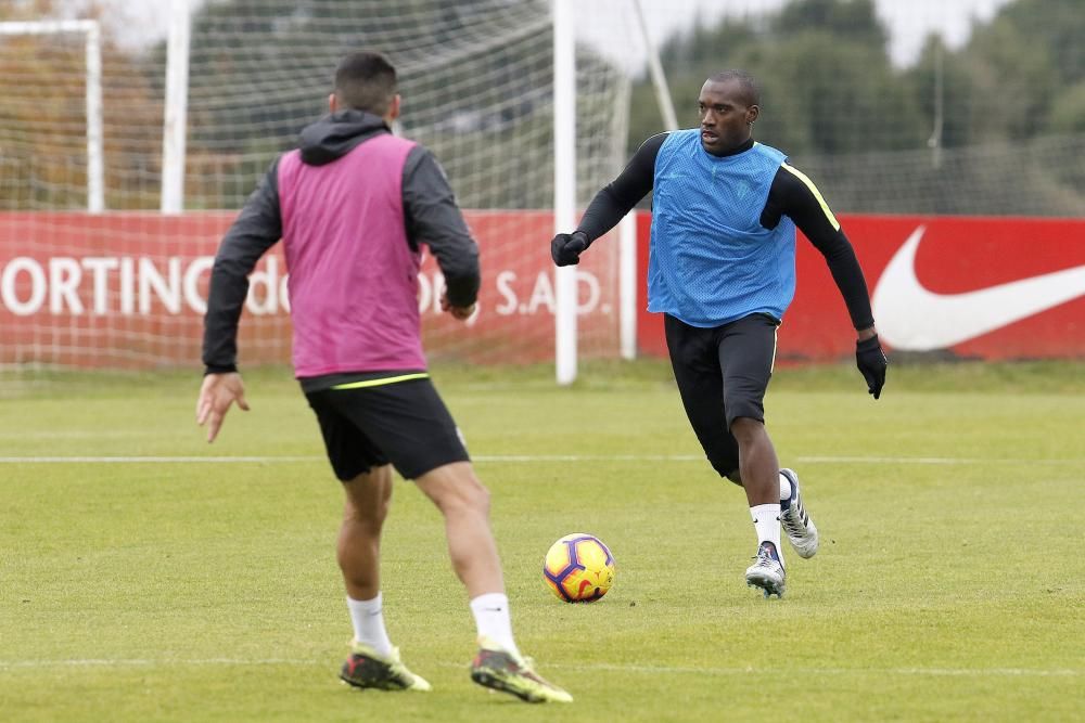 Entrenamiento del Sporting