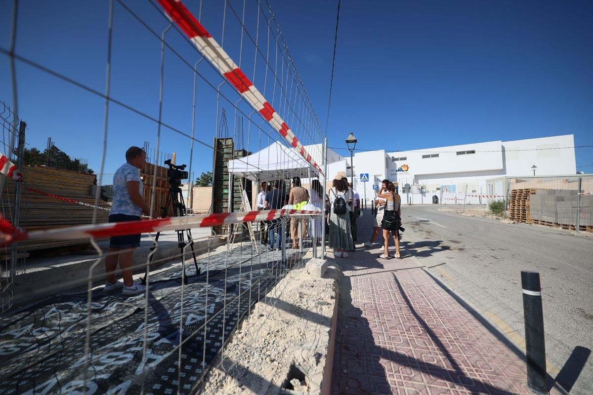 Galería: visita a las obras de la nueva escoleta de Sant Rafel