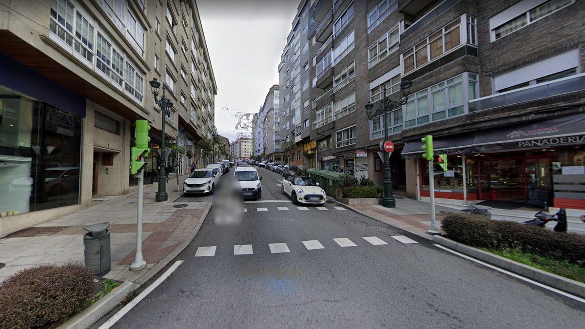 Vista de la calle Pintor Colmeiro.