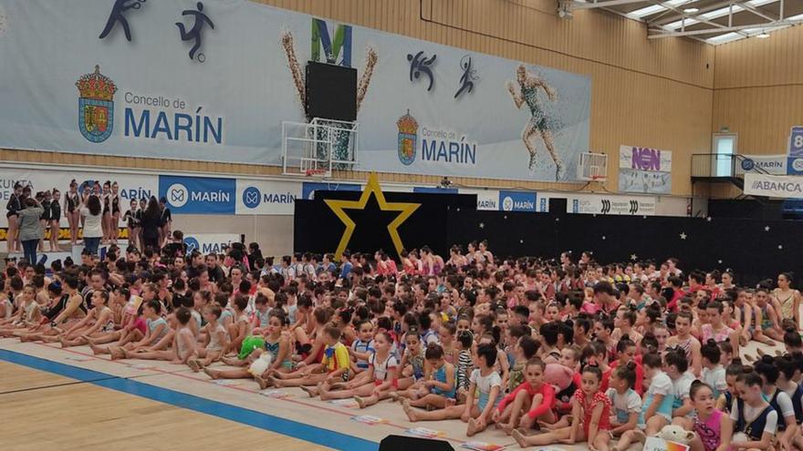 Mayo, mes de la rítmica en el Pavillón da Raña, que recibirá más de 1.800 gimnastas
