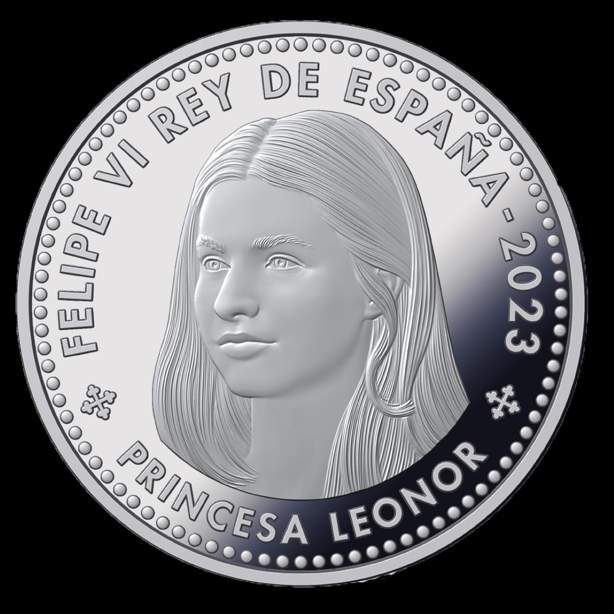 La moneda de la Princesa Leonor de 2023
