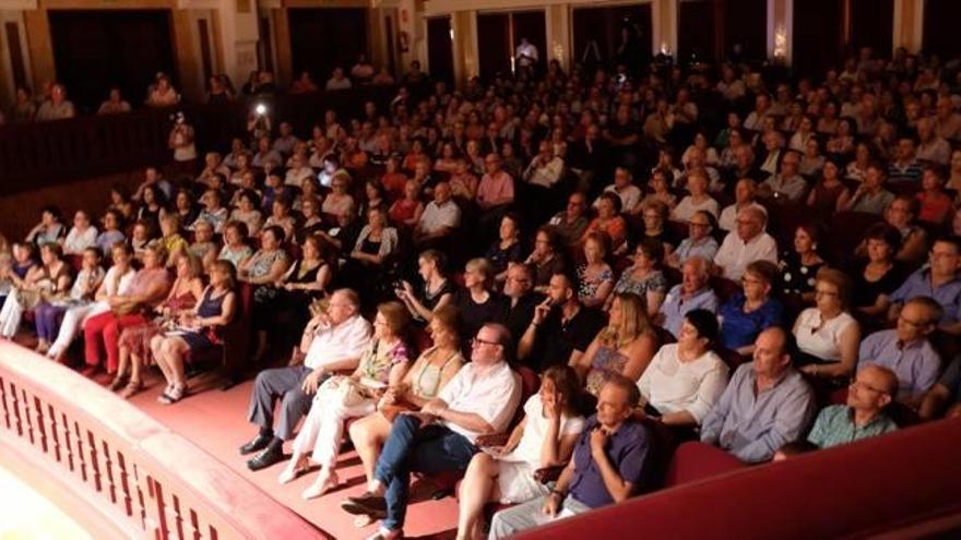 El aforo del Teatro Wagner rozó el lleno absoluto con más de 500 espectadores.