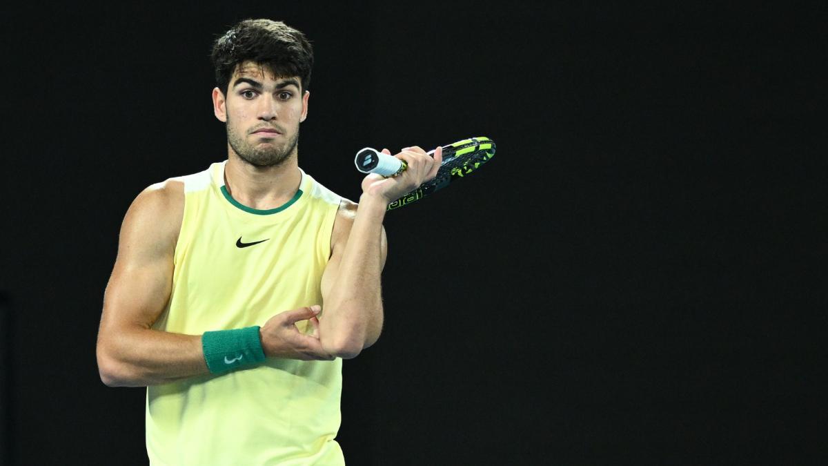 Alcaraz tras caer ante Zverev en Australia