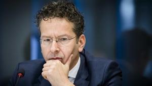 Dijsselbloem, durante una consulta general sobre el Eurogrupo en el Senado holandés, en La Haya, el 30 de marzo.