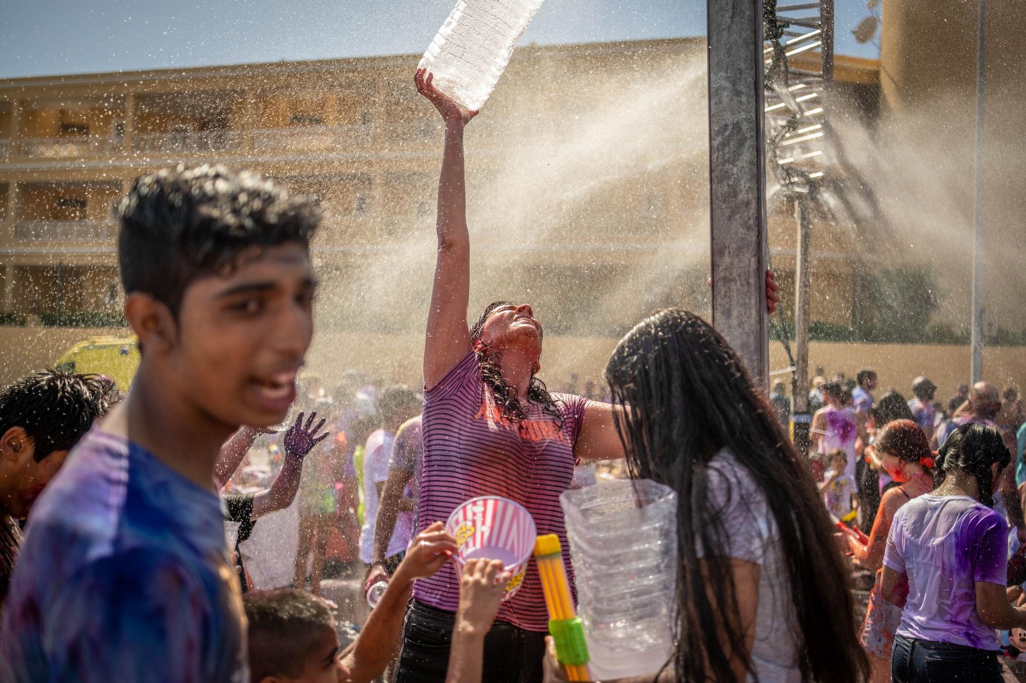 Celebración del Holi en Adeje