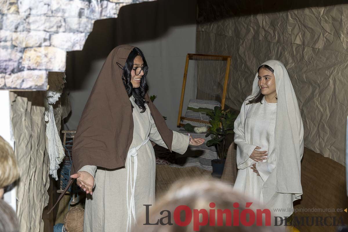 Así es el Belén viviente que ha organizado el colegio de La Consolación en Caravaca