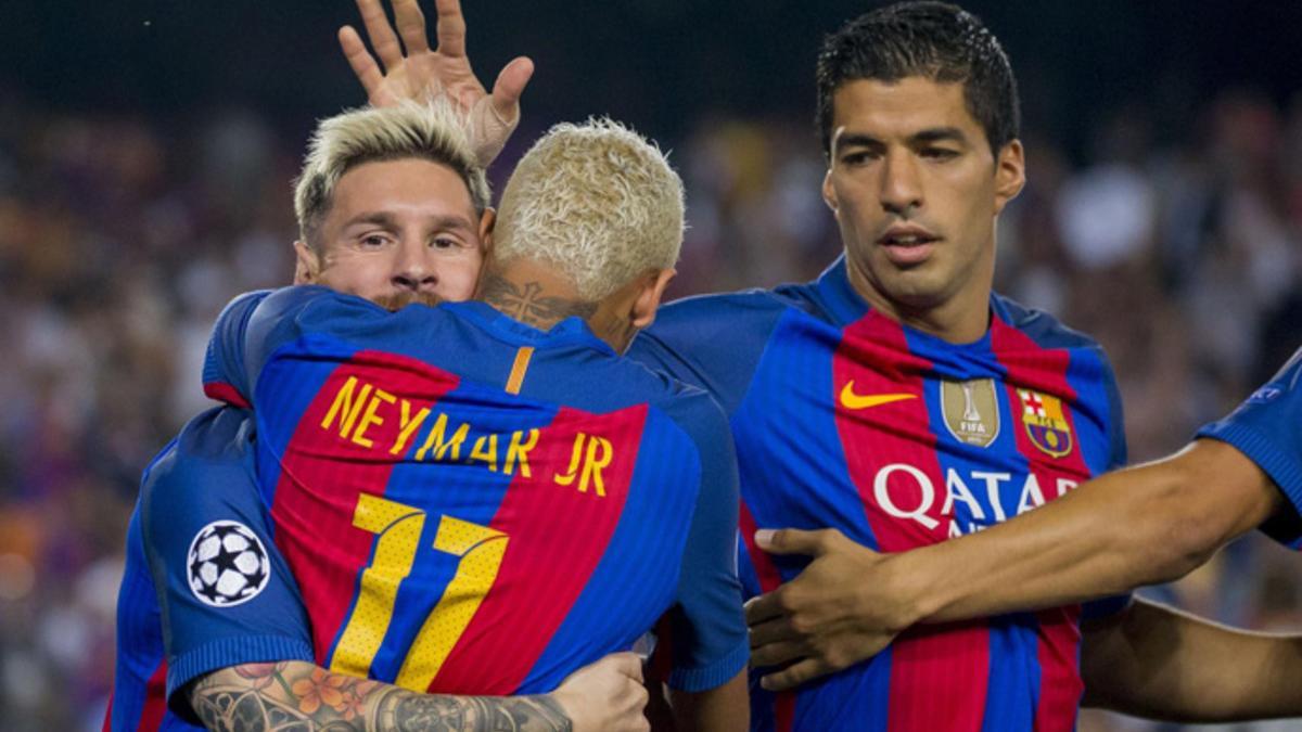 El tridente del FC Barcelona (Messi, Suárez y Neymar) es toda una garantía de goles y asistencias
