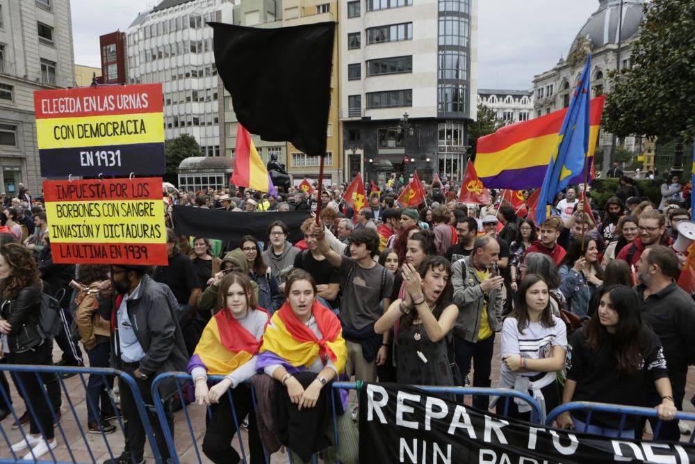 Las protestas en la plaza de La Escandalera