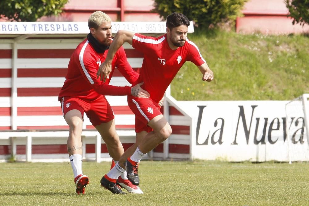 Entrenamiento del Sporting