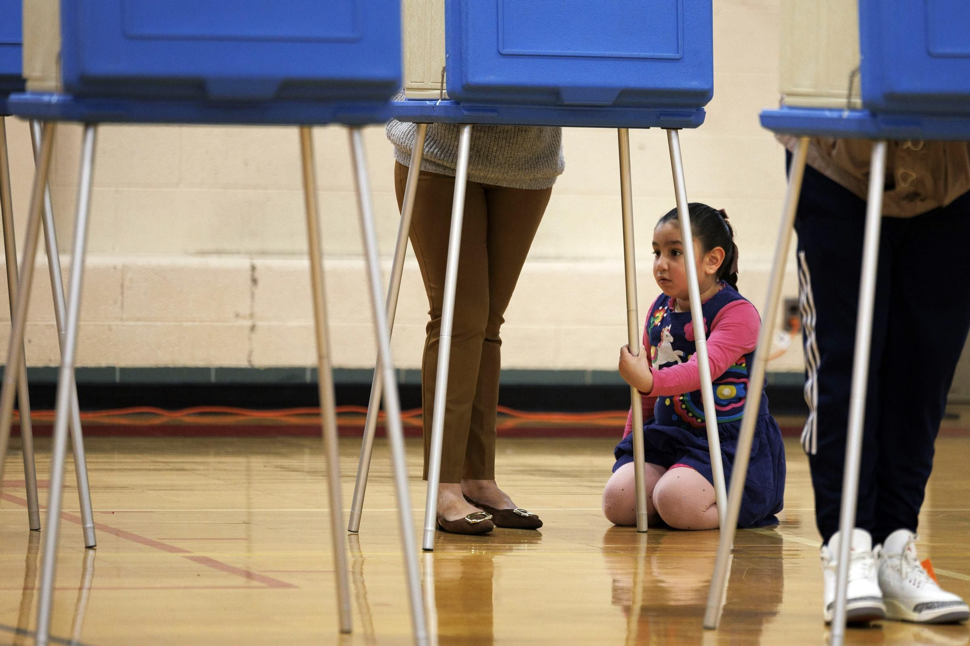 La jornada electoral en Estados Unidos, en imágenes
