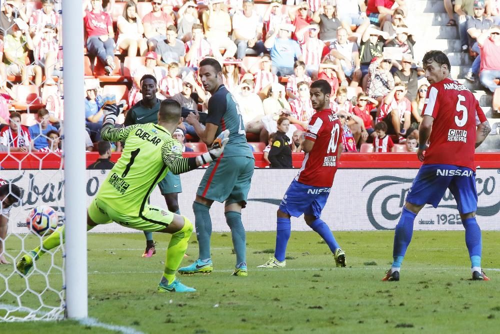 Partido entre el Sporting y el Athletic Club (2-1)