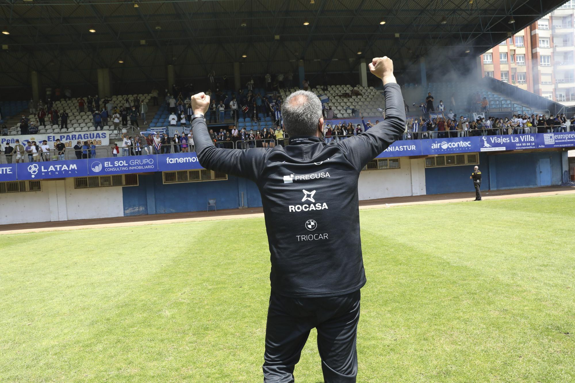 La celebración del Real Avilés, en imágenes