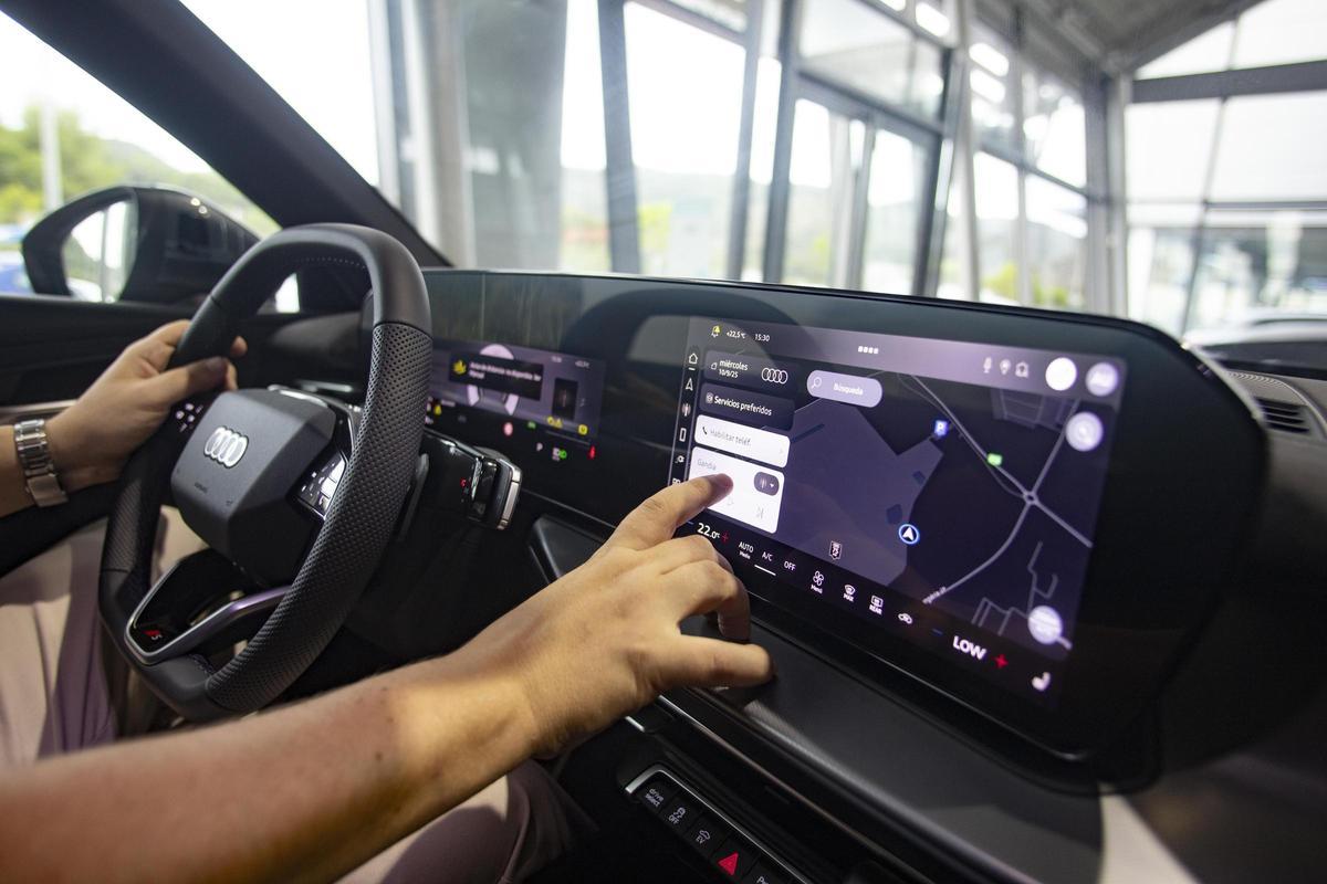 El Audi Q3 dispone de pantallas de alta resolución.