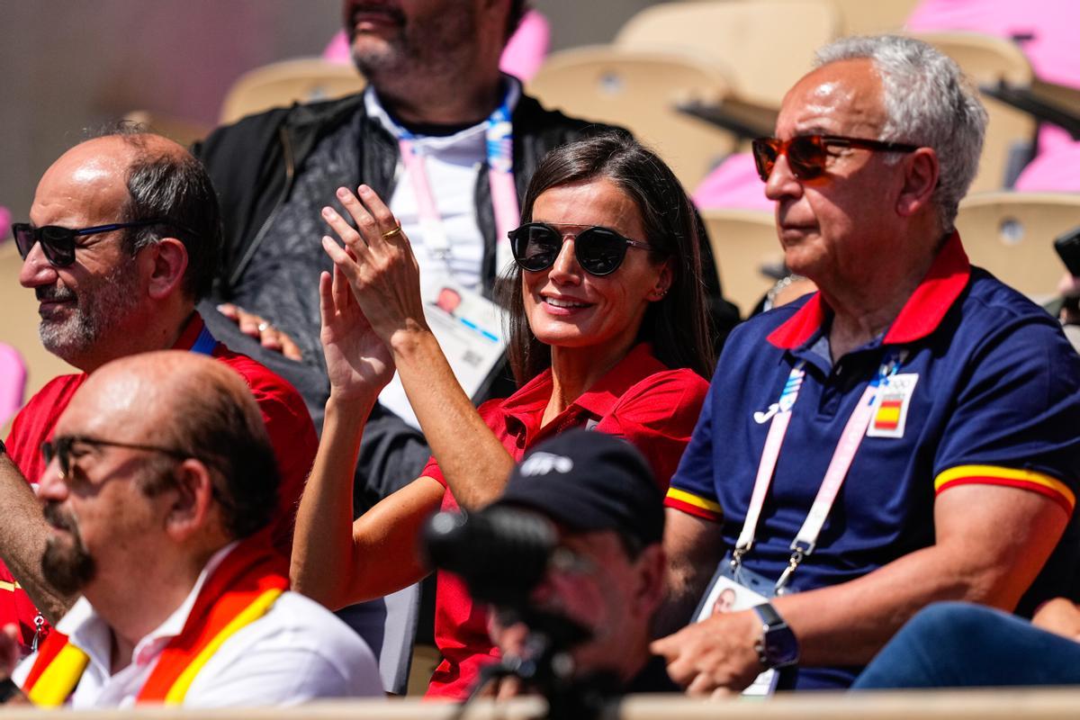 La reina Letizia y Alejandro Blanco asistieron al partido de Carlos Alcaraz.