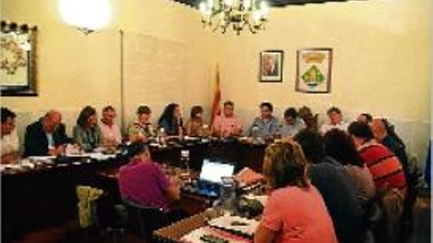 Els regidors del ple de Martorell en una imatge de dilluns