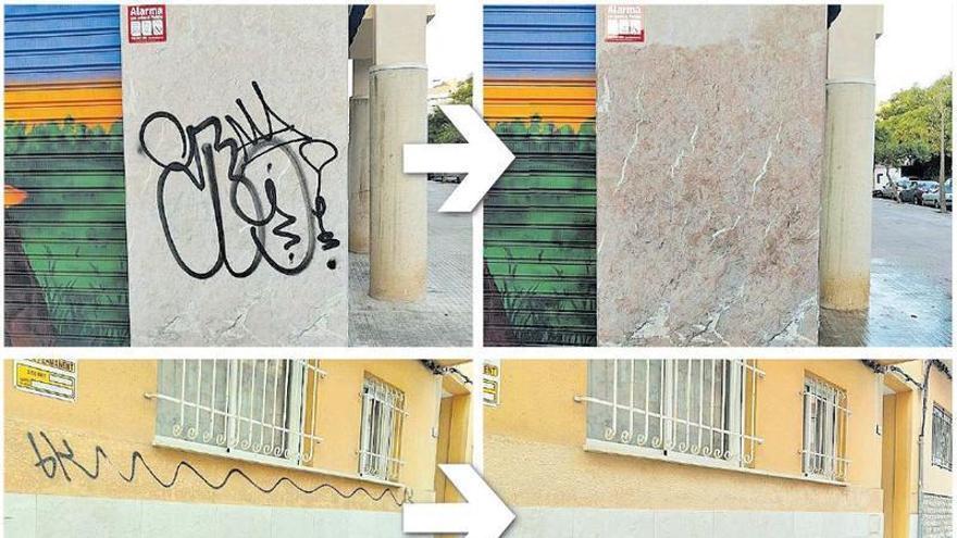 El irrisorio coste de borrar un grafiti en la fachada de casa: dos euros