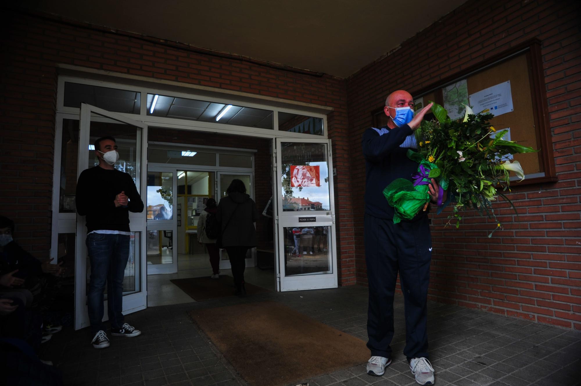 El colegio San Tomé despide al profe Carlos