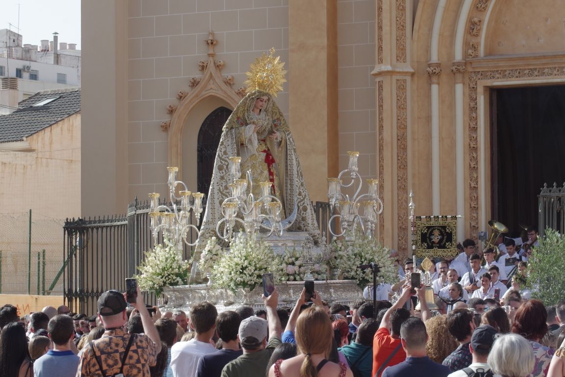 Las imágenes de la procesión de la Virgen de la Trinidad