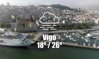 El tiempo en Vigo: previsión meteorológica para hoy, jueves 7 de agosto