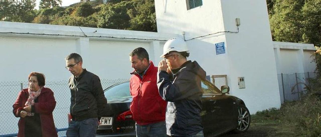 Una visita en 2019 al deposito de agua de Aquilino-Las Rosas II, en San Juan de la Rambla