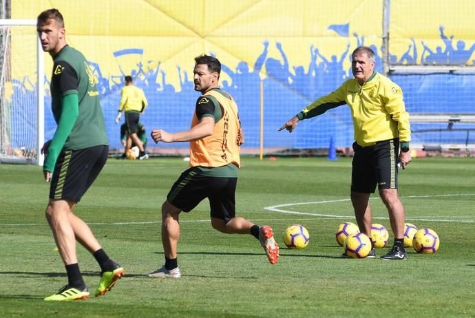 01/02/2019 TELDE. Entrenamiento UD Las Palmas en El Hornillo.  Fotografa: YAIZA SOCORRO.