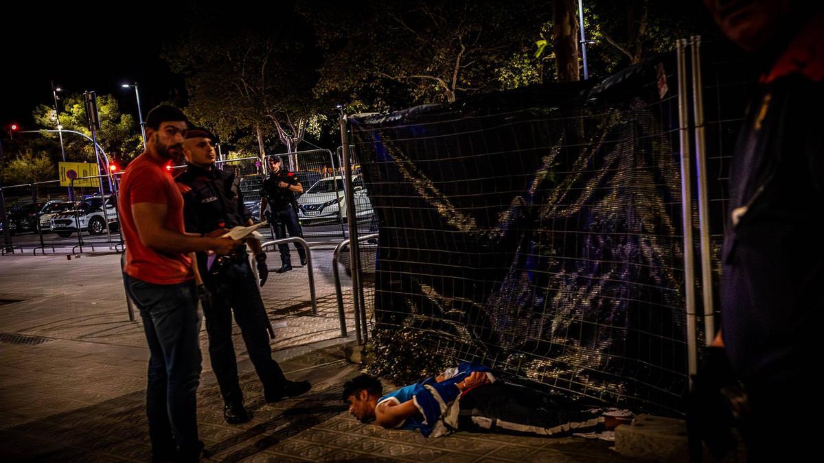 Noche de detenciones en La Mercè