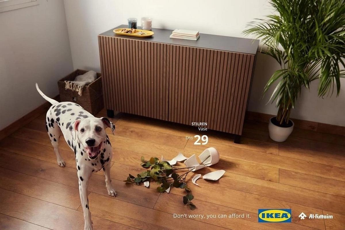 Imagen de la campaña de Ikea 'No te preocupes, te lo puedes permitir'.