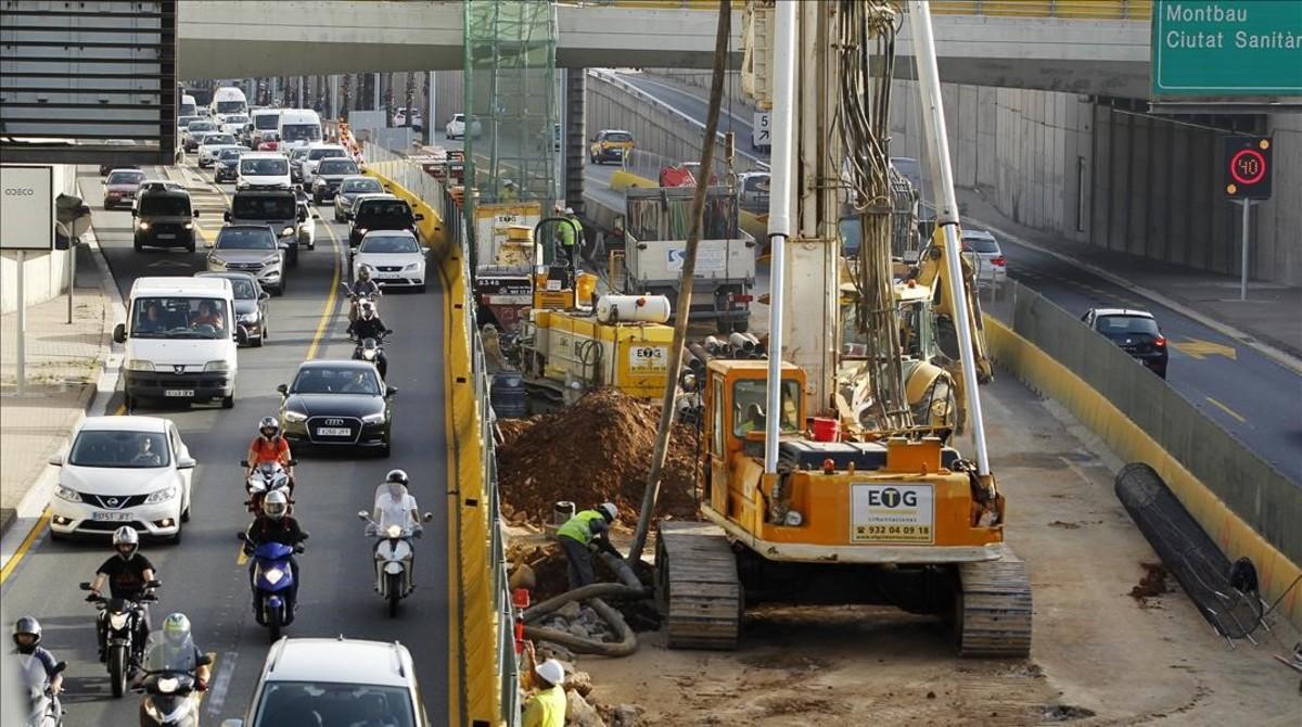 vvargas39527157 barcelona 02 08 2017 barcelona obras de cobertura ronda de d170912142131