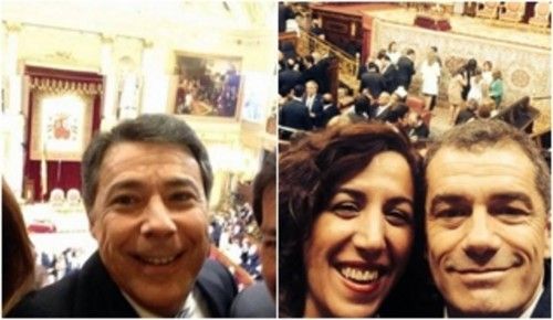 Los políticos se han apuntado a los 'selfies' en la proclamación de Felipe VI.
