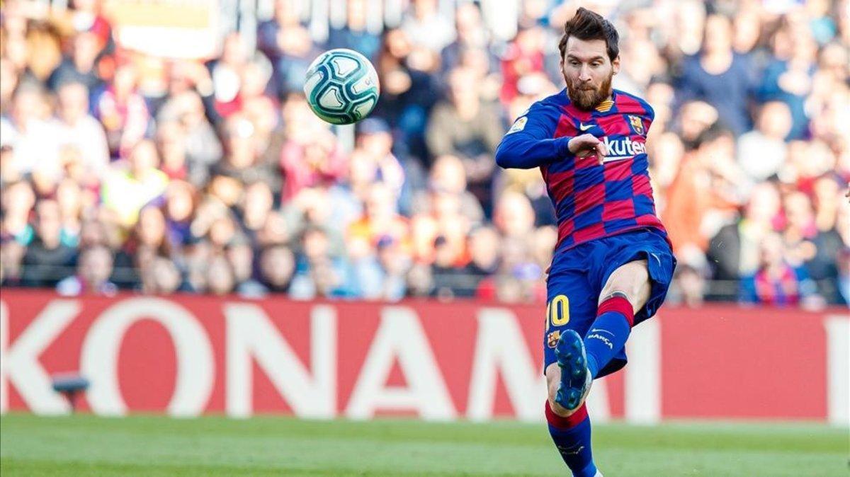 Messi, en el choque ante el Getafe