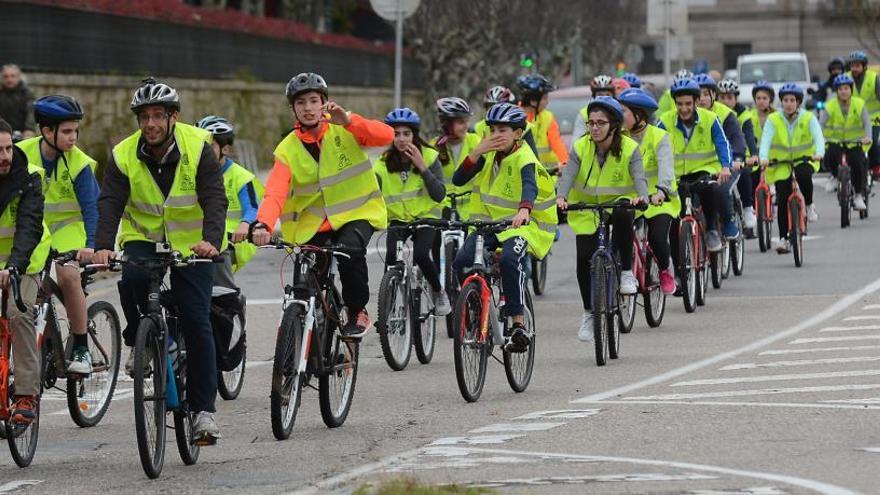 Manifestación a golpe de pedal