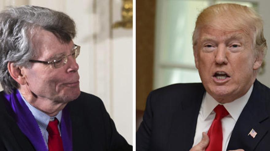 Stephen King y Donald Trump.