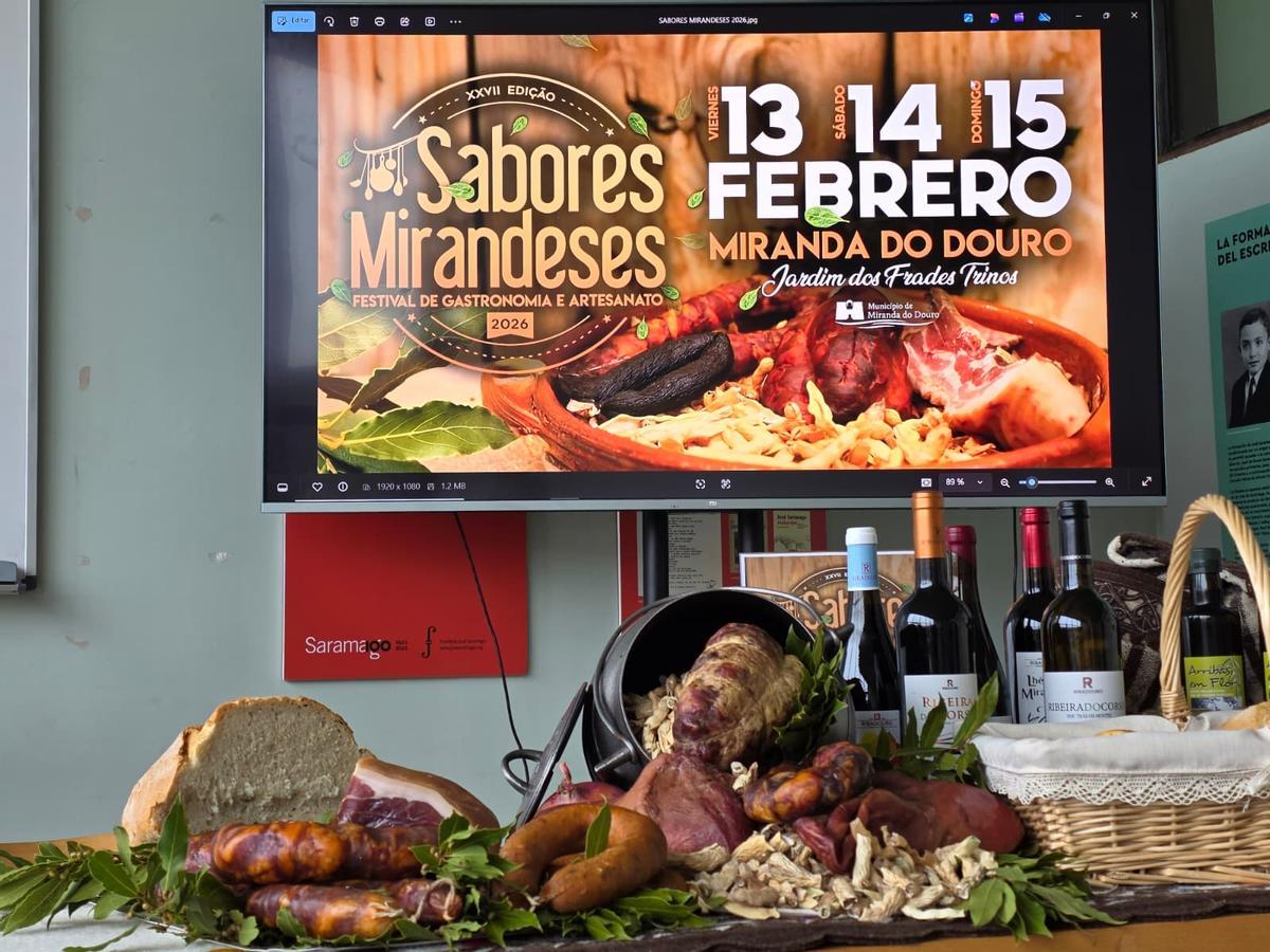 Presentación del XXVII Festival de Gastronomía y Artesanato “Sabores Mirandeses”